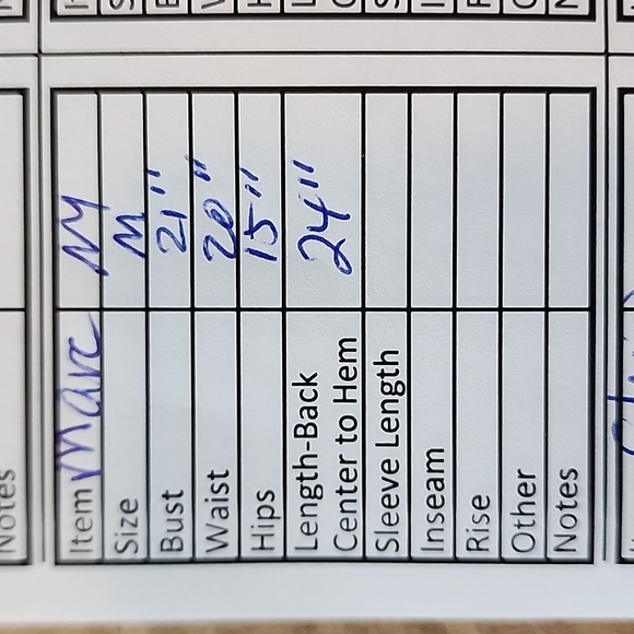 Marc New York blue/green elastic hem pullover blouse-M - Picture 9 of 9